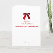 Valentinstag - geheimer Kumpel - Herzen Feiertagskarte (Rückseite)