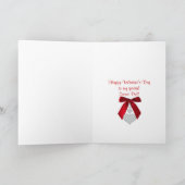 Valentinstag - geheimer Kumpel - Herzen Feiertagskarte (Innenseite)