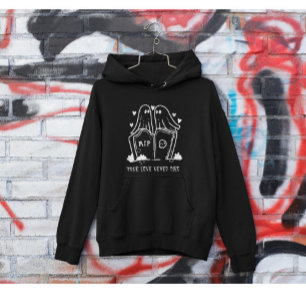 Valentinstag Geist, wahre Liebe stirbt nie Hoodie