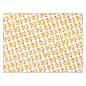 Valentinstag Gelbe Herzen Tischdecke (Vorderseite (Horizontal))