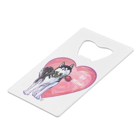 Valentinstag Geldbeutel Flaschenöffner (Rückseite Schrägansicht)