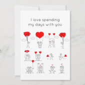 Valentinstag Gemeinsam Karte (Vorderseite)