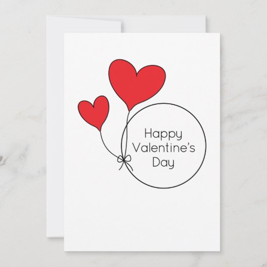 Valentinstag Gemeinsam Karte (Rückseite)