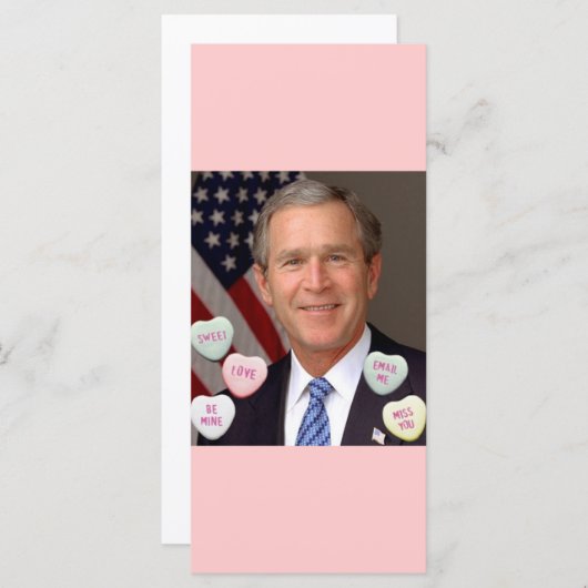 Valentinstag George Bush (Vorne/Hinten)