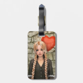 Valentinstag Gepäckanhänger (Rückseite vertikal)