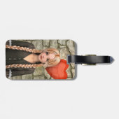 Valentinstag Gepäckanhänger (Rückseite horizontal)