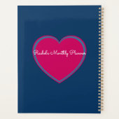 Valentinstag Gerahmtes Paar Planer (Rückseite)