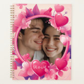 Valentinstag Gerahmtes Paar Planer (Vorderseite)