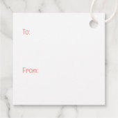 Valentinstag German Shepherd Dog Geschenkanhänger (Rückseite)