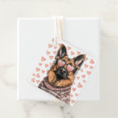 Valentinstag German Shepherd Dog Geschenkanhänger (Beispiel)