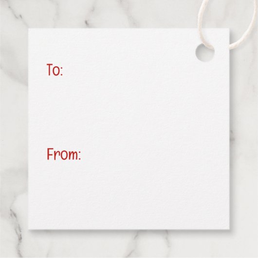 Valentinstag German Shepherd Hogs Geschenkanhänger (Rückseite)