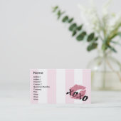 Valentinstag - Geschäft Visitenkarte (Stehend Vorderseite)