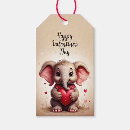 Valentinstag-Geschenk-Anhänger Geschenkanhänger (Vorderseite)