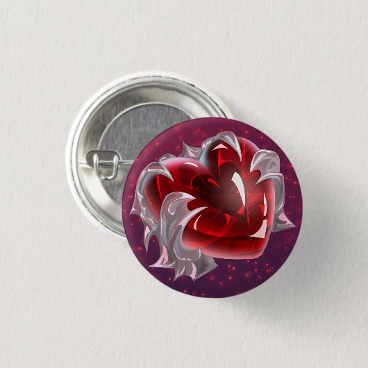 Valentinstag-Geschenk Button (Vorne & Hinten)