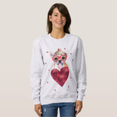 Valentinstag Geschenk Chihuahua Hund Sweatshirt (Vorne ganz)