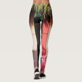 Valentinstag Geschenk für Biker Leggings (Rückseite)