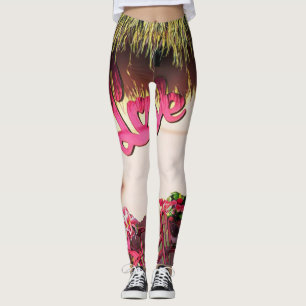 Valentinstag Geschenk für Biker Leggings