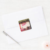 Valentinstag Geschenk für Biker Quadratischer Aufkleber (Umschlag)