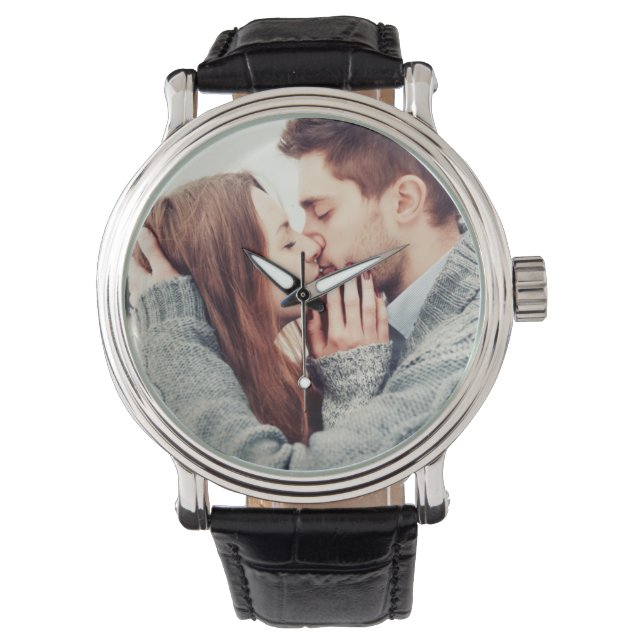 Valentinstag Geschenk für Ihn Armbanduhr (Vorderseite)