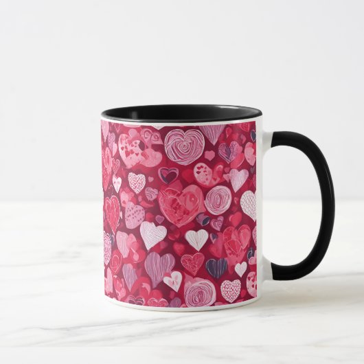 Valentinstag Geschenk Kaffee Tasse (Rechts)