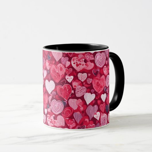 Valentinstag Geschenk Kaffee Tasse (VorderseiteRechts)