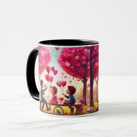 Valentinstag Geschenk Kaffee Tasse (Vorderseite Links)