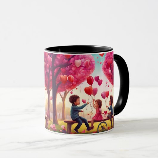 Valentinstag Geschenk Kaffee Tasse (VorderseiteRechts)