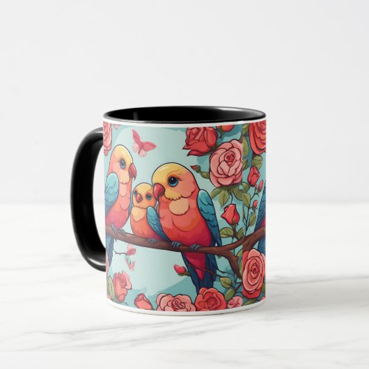 Valentinstag Geschenk Kaffee Tasse (Vorderseite Links)