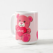 Valentinstag Geschenk Kaffeetasse (Vorderseite Links)