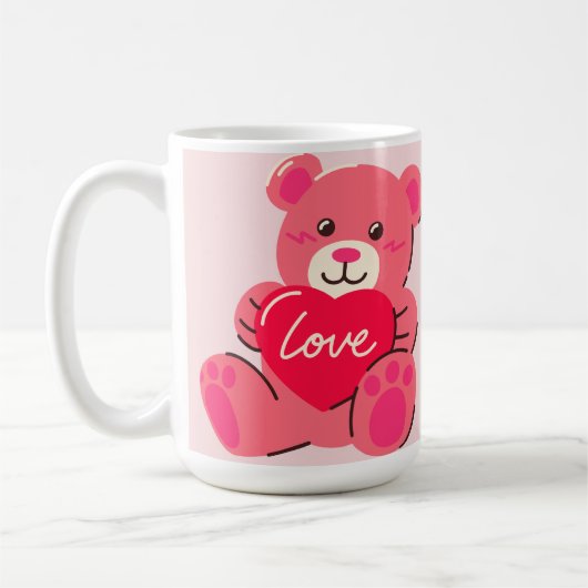 Valentinstag Geschenk Kaffeetasse (Links)