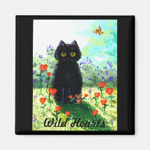 Valentinstag Geschenk Katze Kunst Herz Kreation Magnet