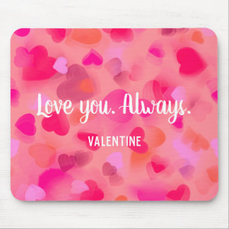 Valentinstag-Geschenk: Persönliches Herz-Mauspad Mousepad