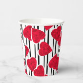 Valentinstag-Geschenk-Tags Pappbecher (Links)