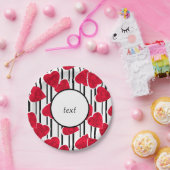 Valentinstag-Geschenk-Tags Pappteller (Party)