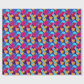 Valentinstag-Geschenk-Wrap Geschenkpapier (Flach)