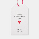 Valentinstag Geschenkanhänger (Vorderseite)