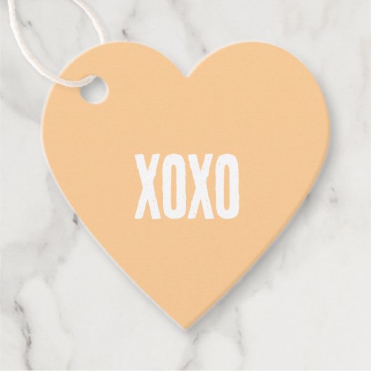 Valentinstag Geschenkanhänger (Vorderseite)