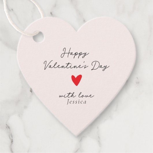 Valentinstag Geschenkanhänger (Vorderseite)