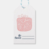 Valentinstag Geschenkanhänger (Vorderseite)