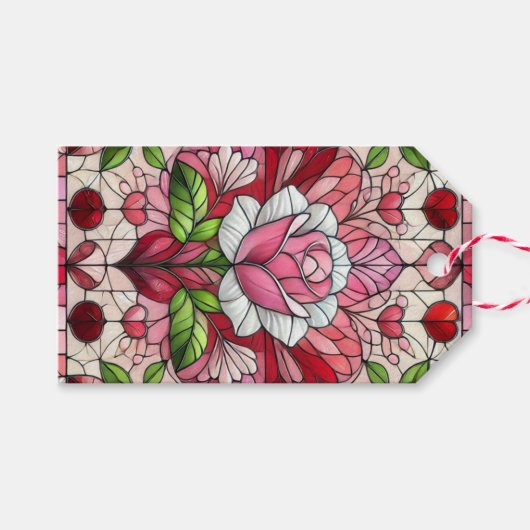 Valentinstag Geschenkanhänger (Vorderseite (Horizontal))