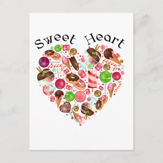 Valentinstag Geschenke Postkarte (Vorderseite)