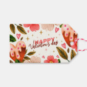 Valentinstag Geschenketiketten Geschenkanhänger (Vorderseite (Horizontal))