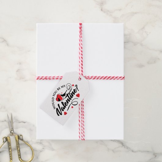 Valentinstag Geschenketiketten Geschenkanhänger (Mit Garn)