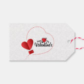 Valentinstag Geschenketiketten Geschenkanhänger (Vorderseite (Horizontal))