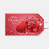 Valentinstag Geschenketiketten Geschenkanhänger (Vorderseite (Horizontal))