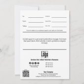 Valentinstag-Geschenkgutschein für kleine Unterneh (Rückseite)