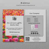 Valentinstag-Geschenkgutschein-Werbeaktion Flyer