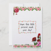 Valentinstag-Geschenkkarte Feiertagskarte (Rückseite)