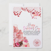 Valentinstag-Geschenkkarte Feiertagskarte (Vorderseite)