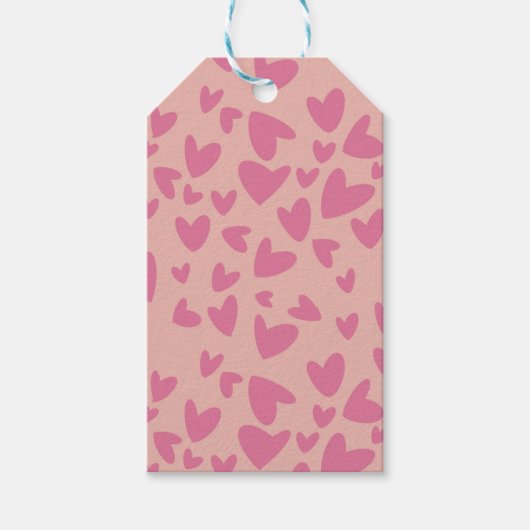 Valentinstag-Geschenkkarte Geschenkanhänger (Vorderseite)